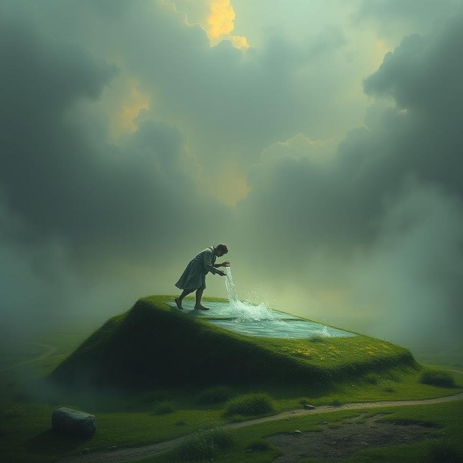 Dream : Carrying water to the grave in a dream