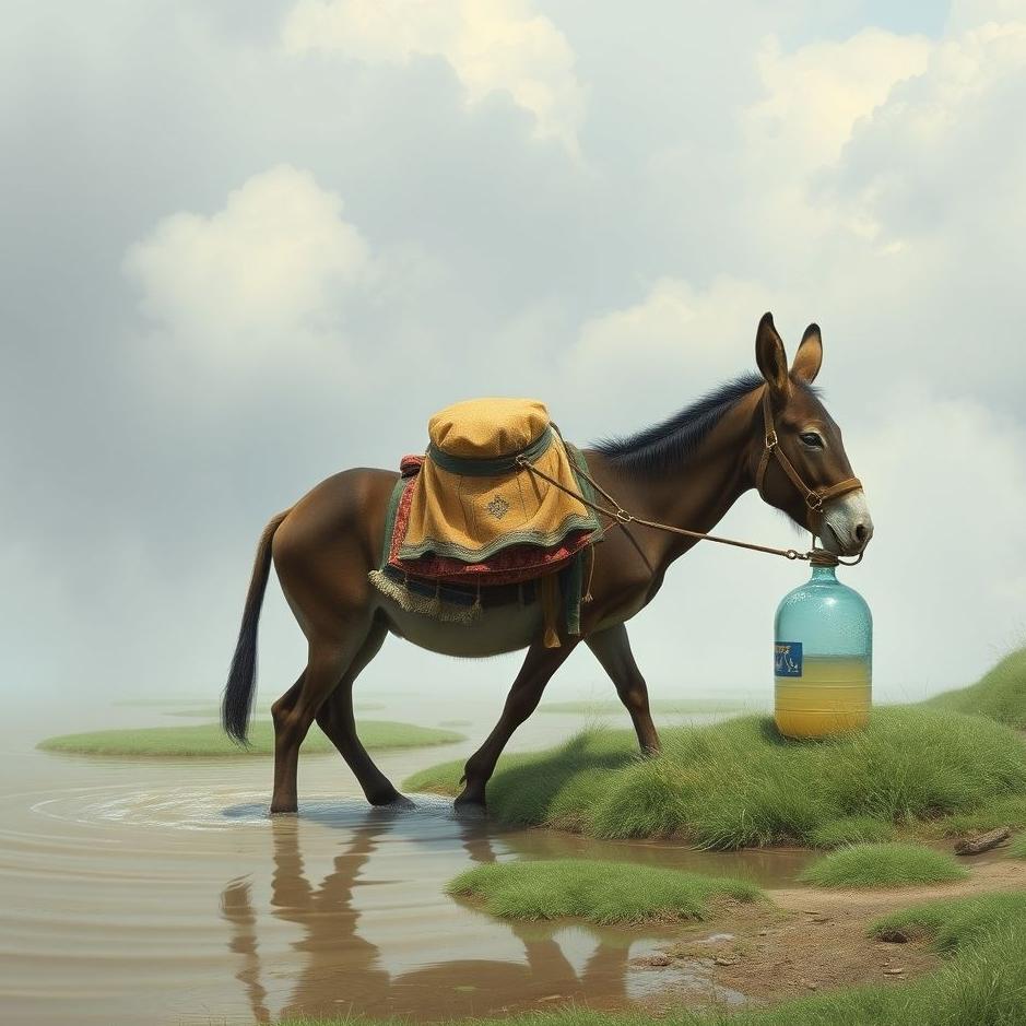 Dream : Carrying water with a donkey in a dream
