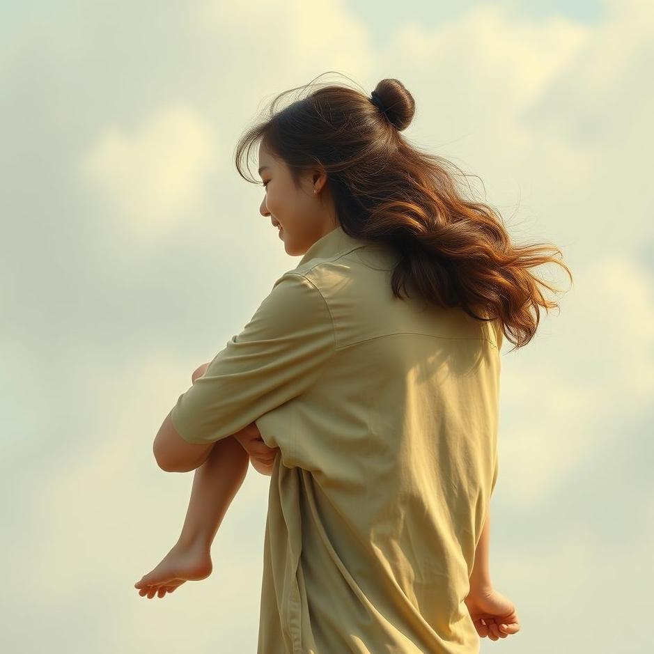 Dream : Carrying your daughter on your back in a dream