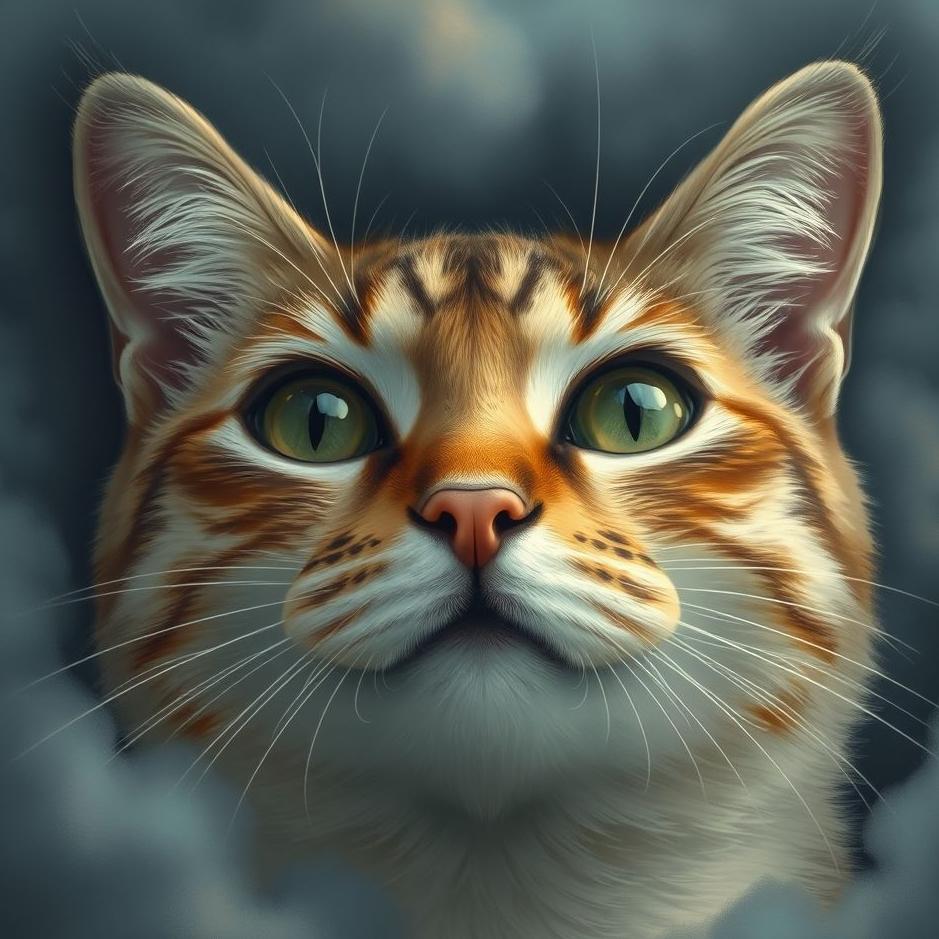 Dream : Cat's face in a dream
