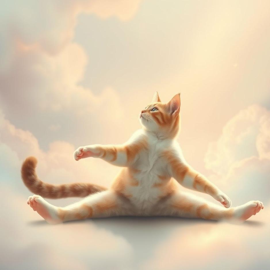 Dream : Cat's legs apart in a dream