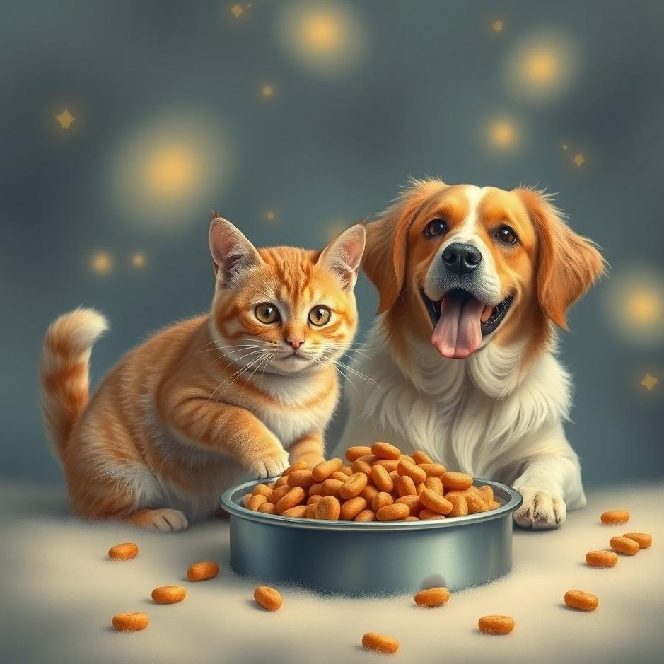 Dream : Cat and dog food in a dream