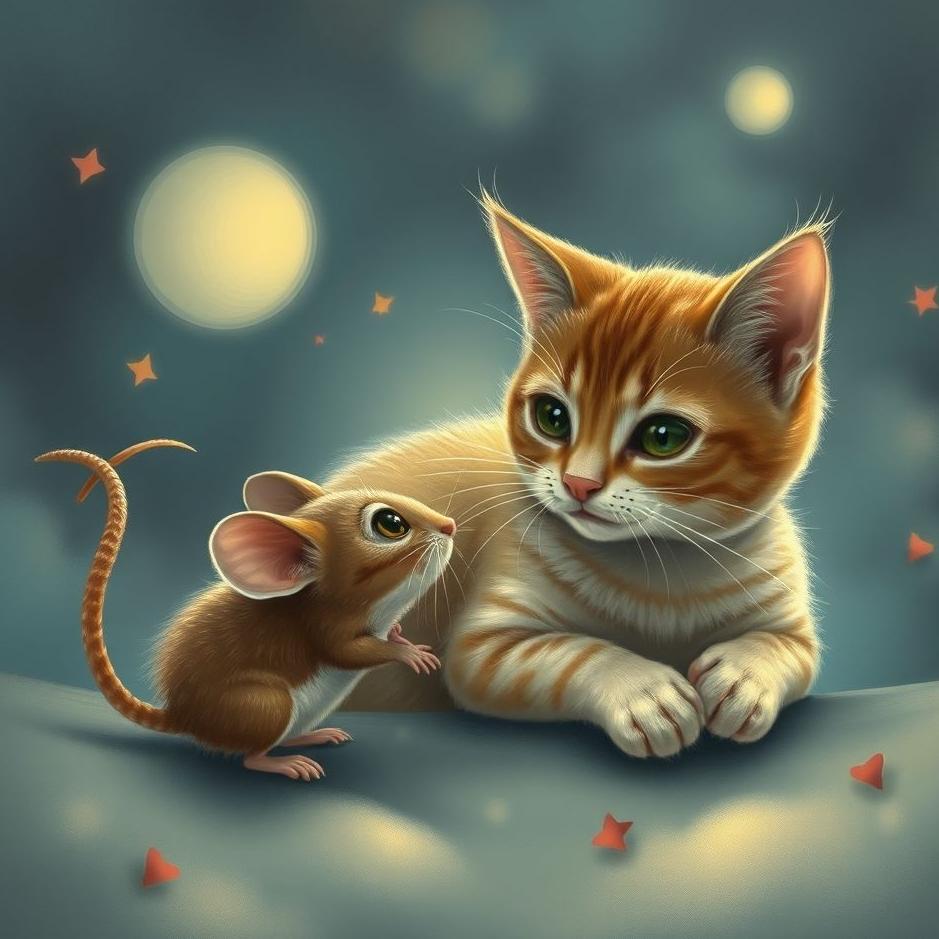 Dream : Cat and mouse in a dream