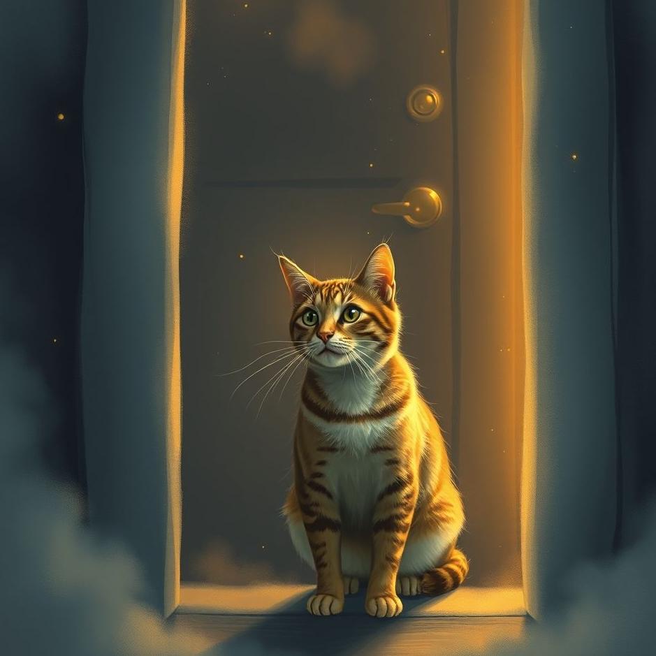 Dream : Cat at the door in a dream