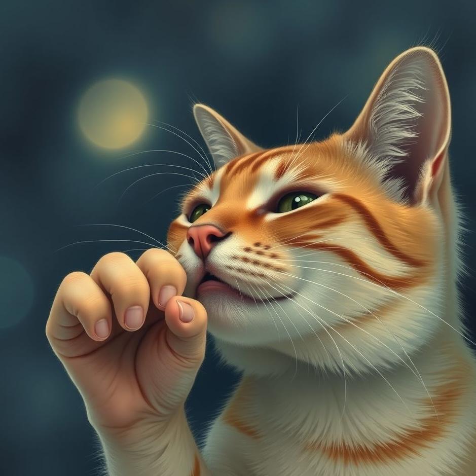 Dream : Cat bite your finger in a dream