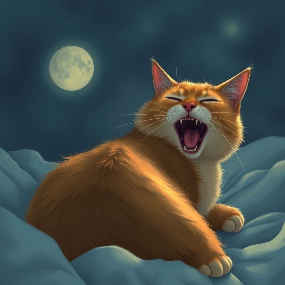 Dream : Cat biting you on your back in a dream