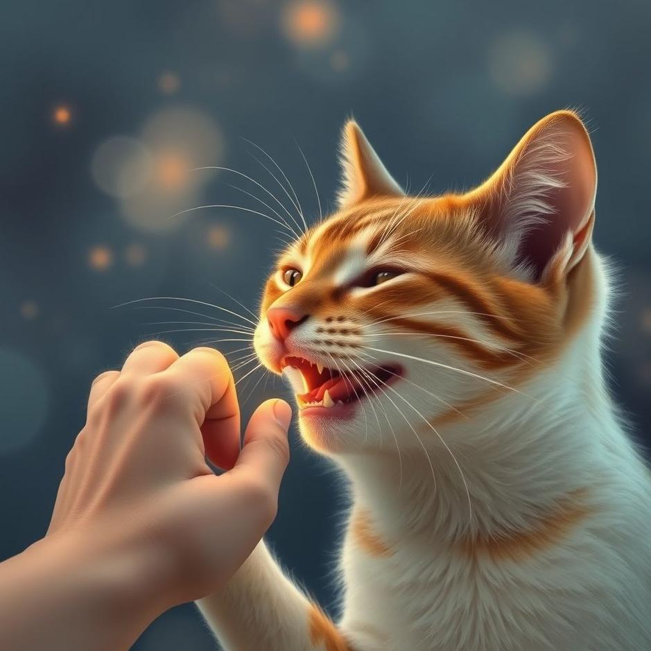 Dream : Cat biting your hand in a dream
