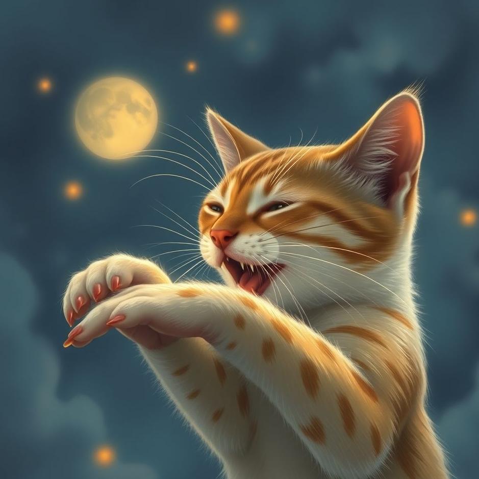 Dream : Cat biting your palm in a dream