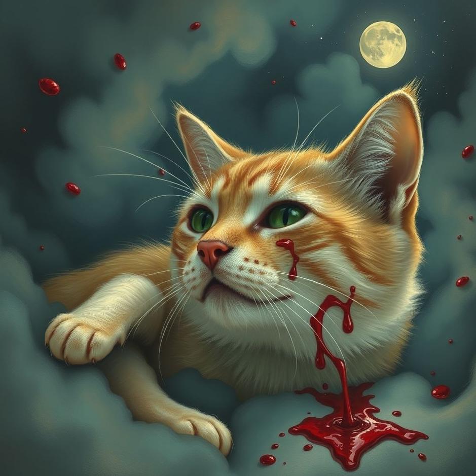Dream : Cat blood in a dream