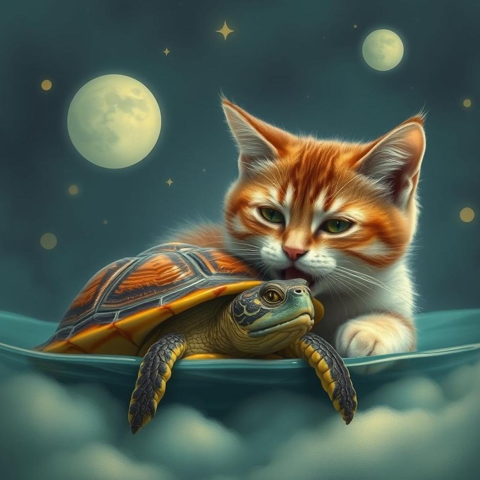 Dream : Cat eating a turtle in a dream