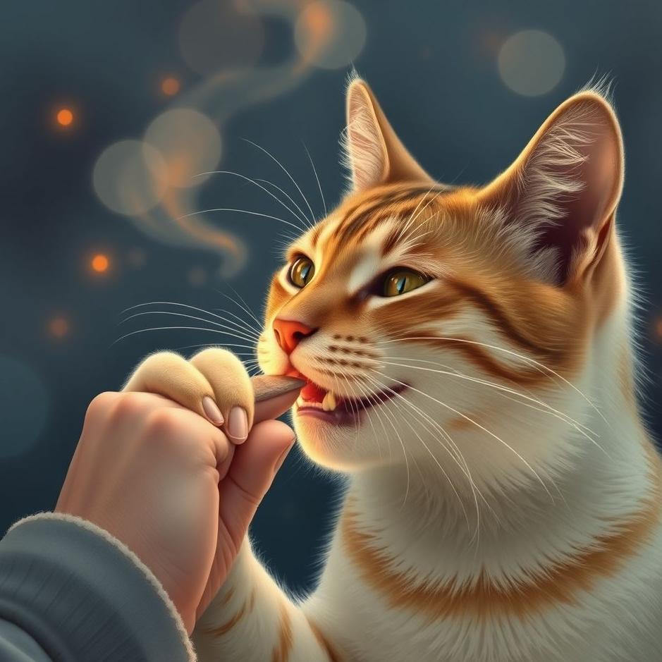 Dream : Cat eating your hand in a dream
