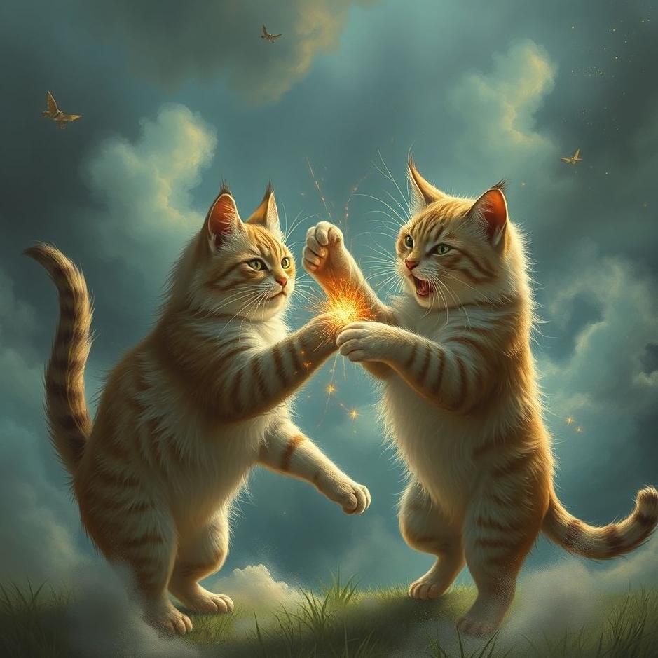 Dream : Cat fight in a dream