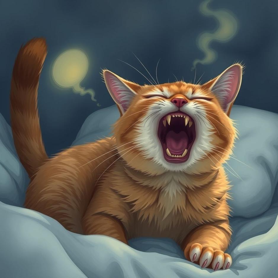 Dream : Cat getting angry in a dream