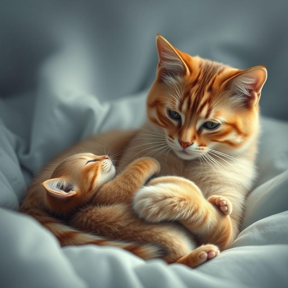 Dream : Cat give birth and breastfeed in a dream