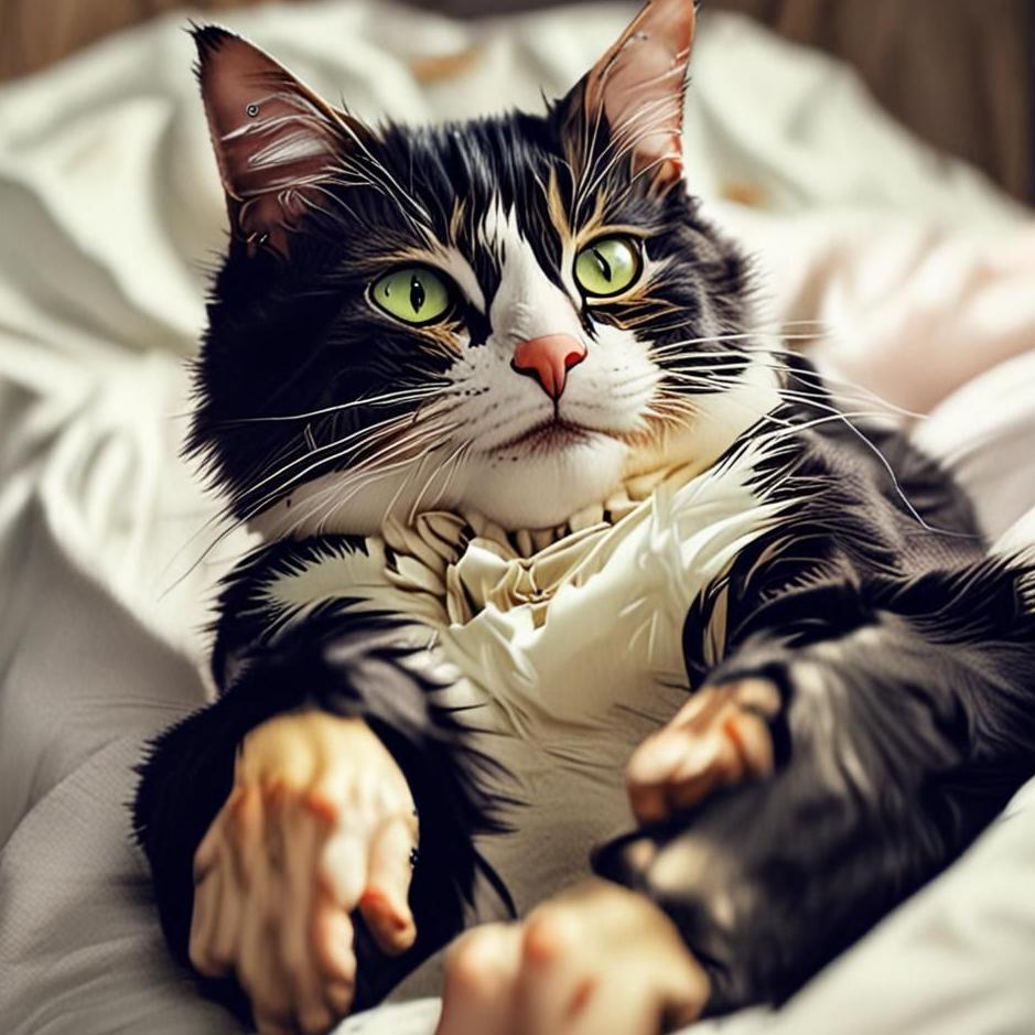 Dream : Cat giving birth to a human in a dream