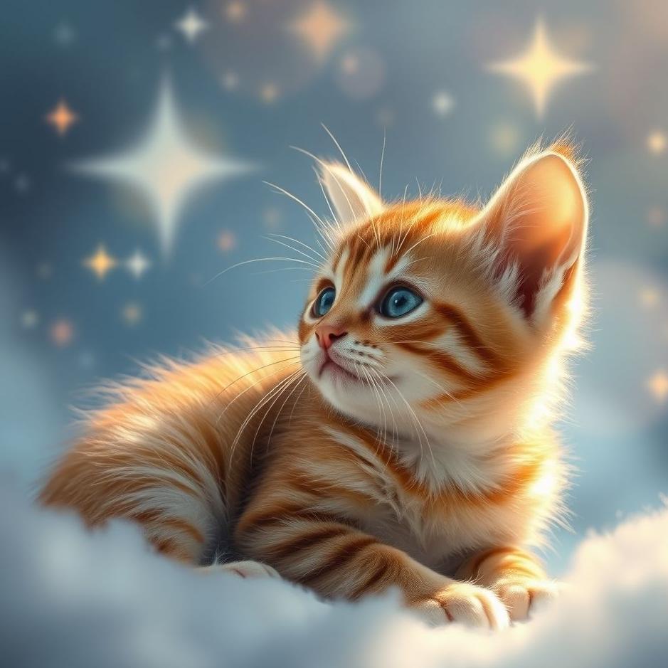 Dream : Cat kitten in a dream
