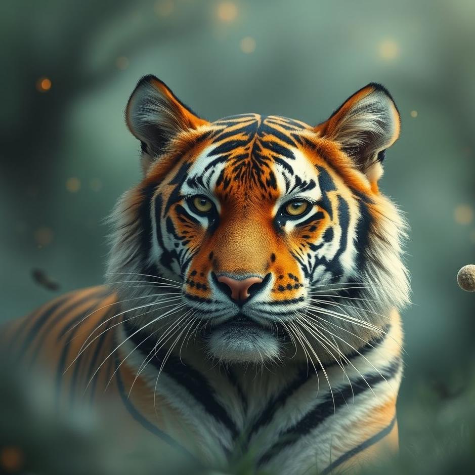 Dream : Cat like a tiger in a dream