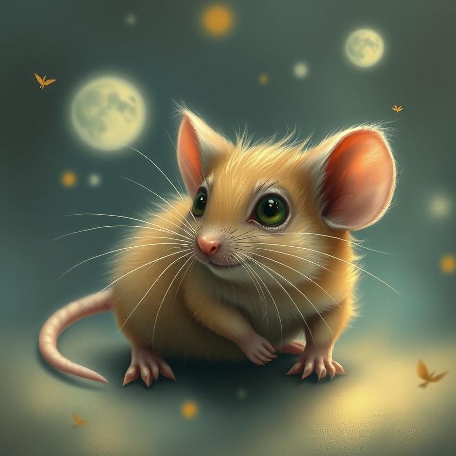 Dream : Cat-like mouse in a dream