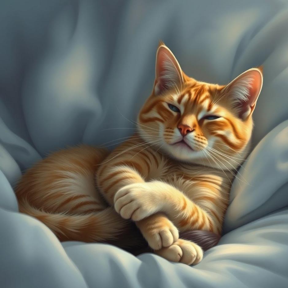 Dream : Cat massaging you in a dream