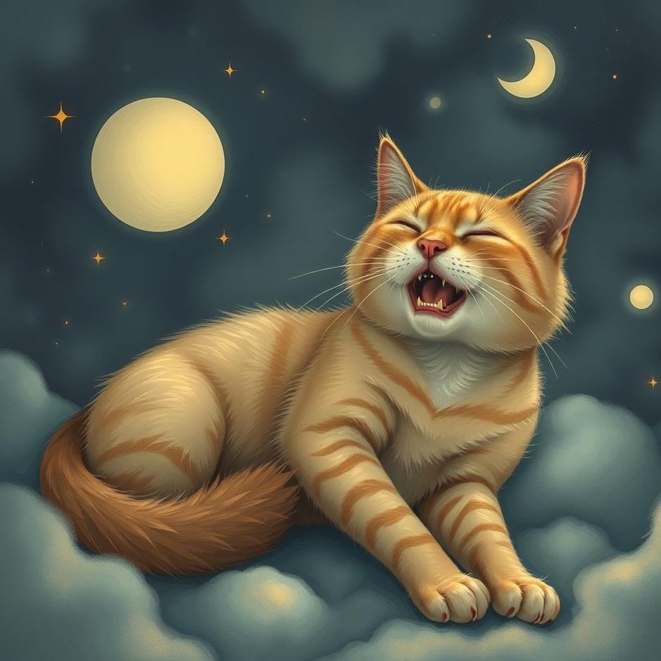 Dream : Cat menstruating in a dream