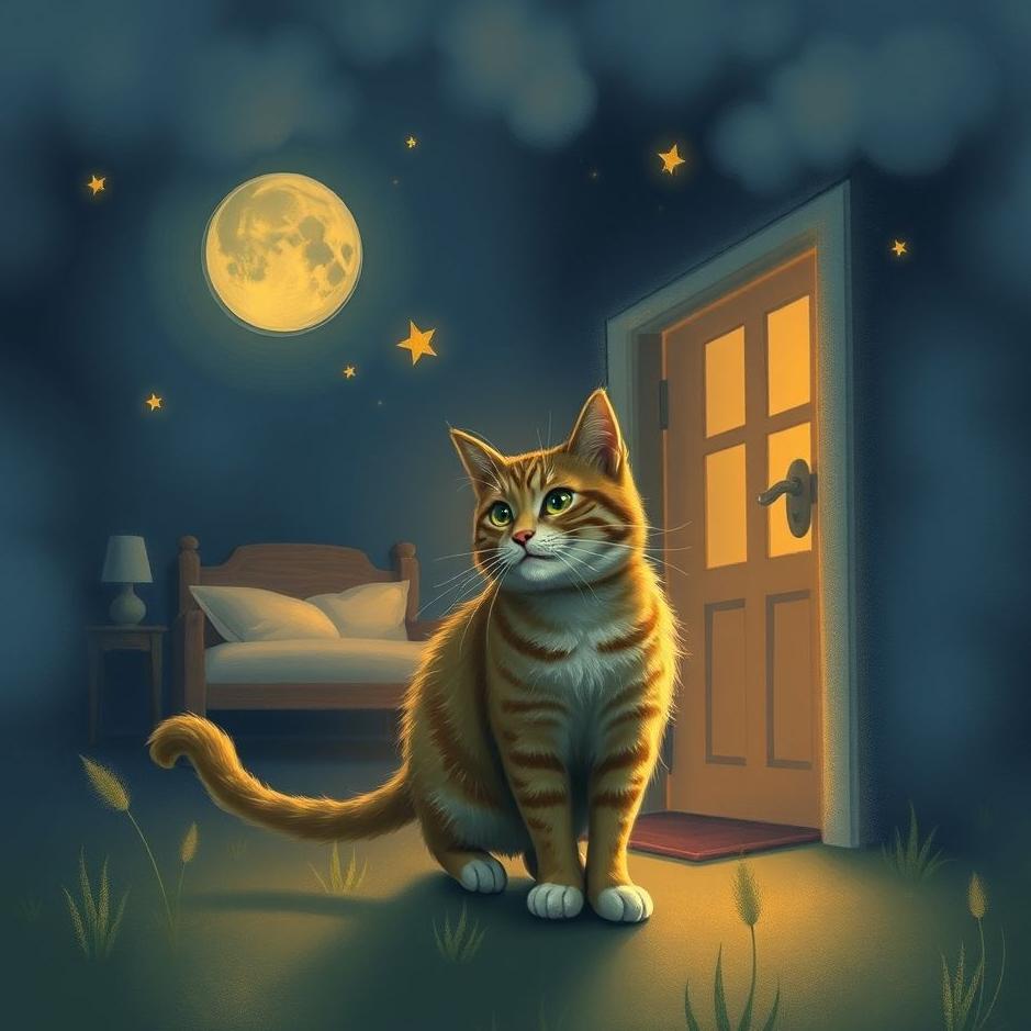Dream : Cat not leaving the house in a dream