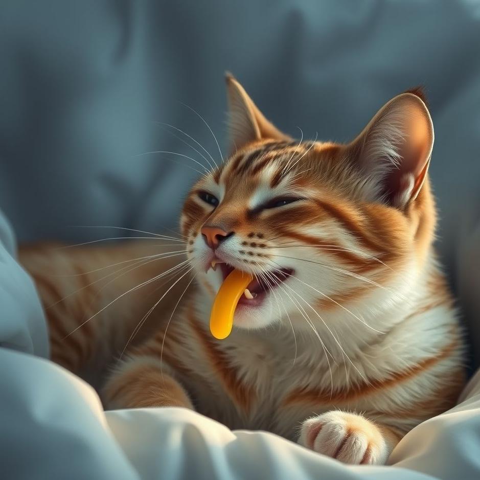 Dream : Cat peeing in its mouth in a dream