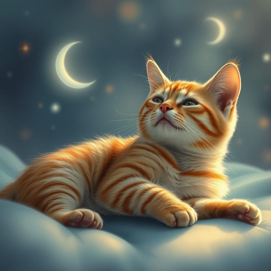 Dream : Cat playing in a dream