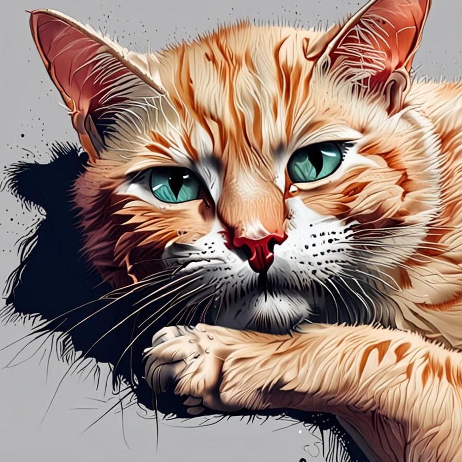 Dream : Cat scratching and bleeding in a dream