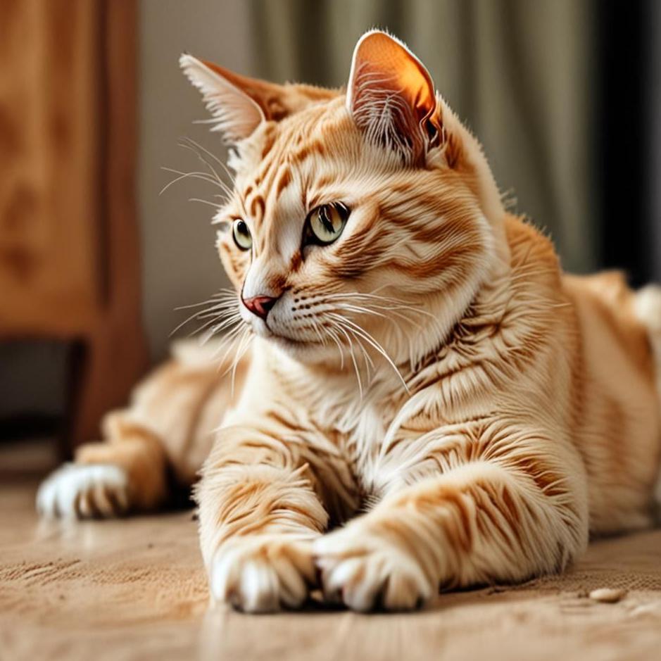 Dream : Cat scratching its foot in a dream