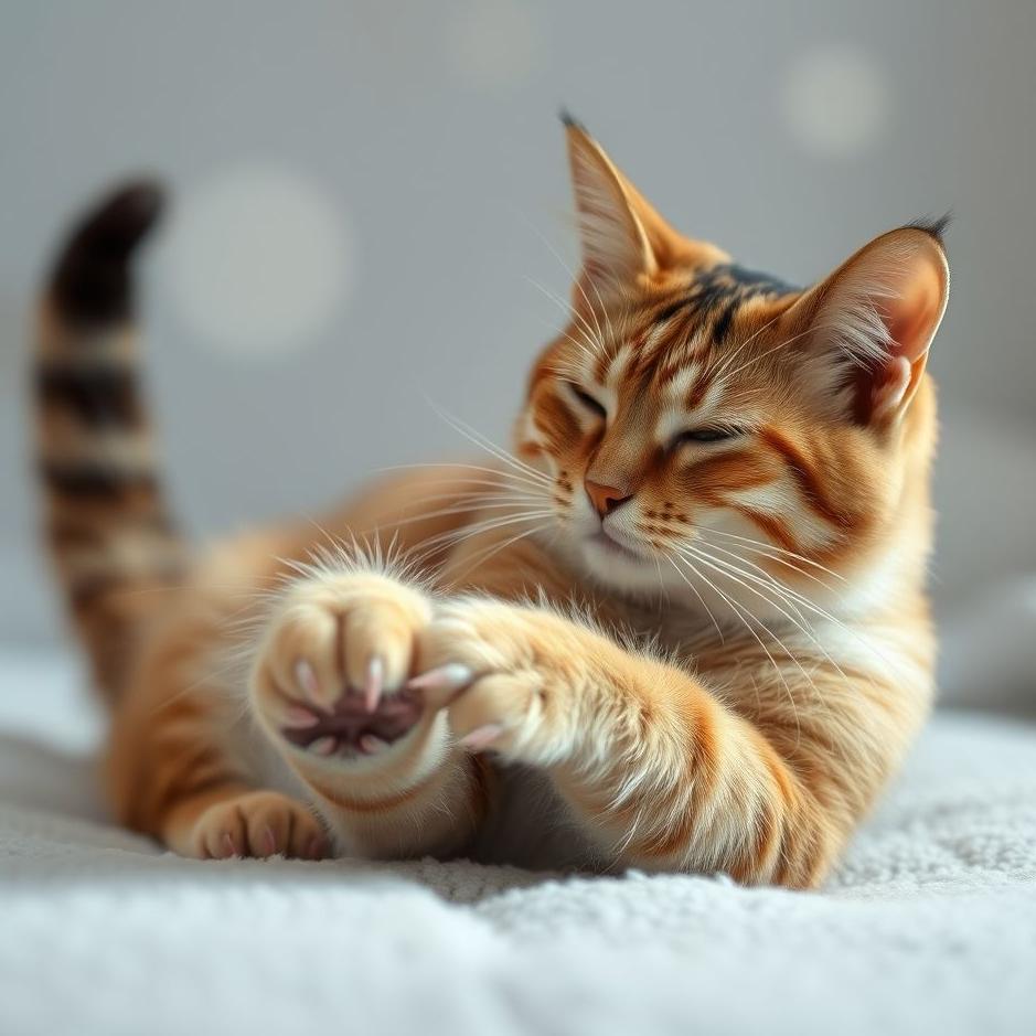 Dream : Cat scratching its nails in a dream