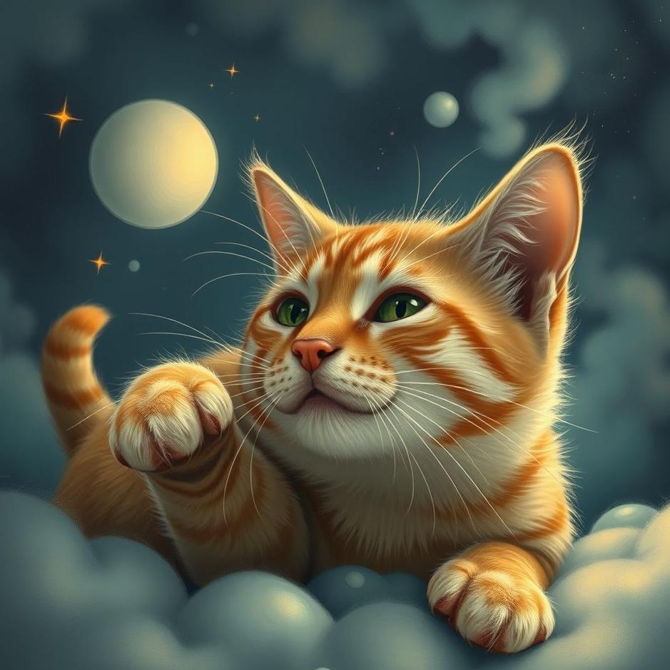 Dream : Cat squeezed in a dream