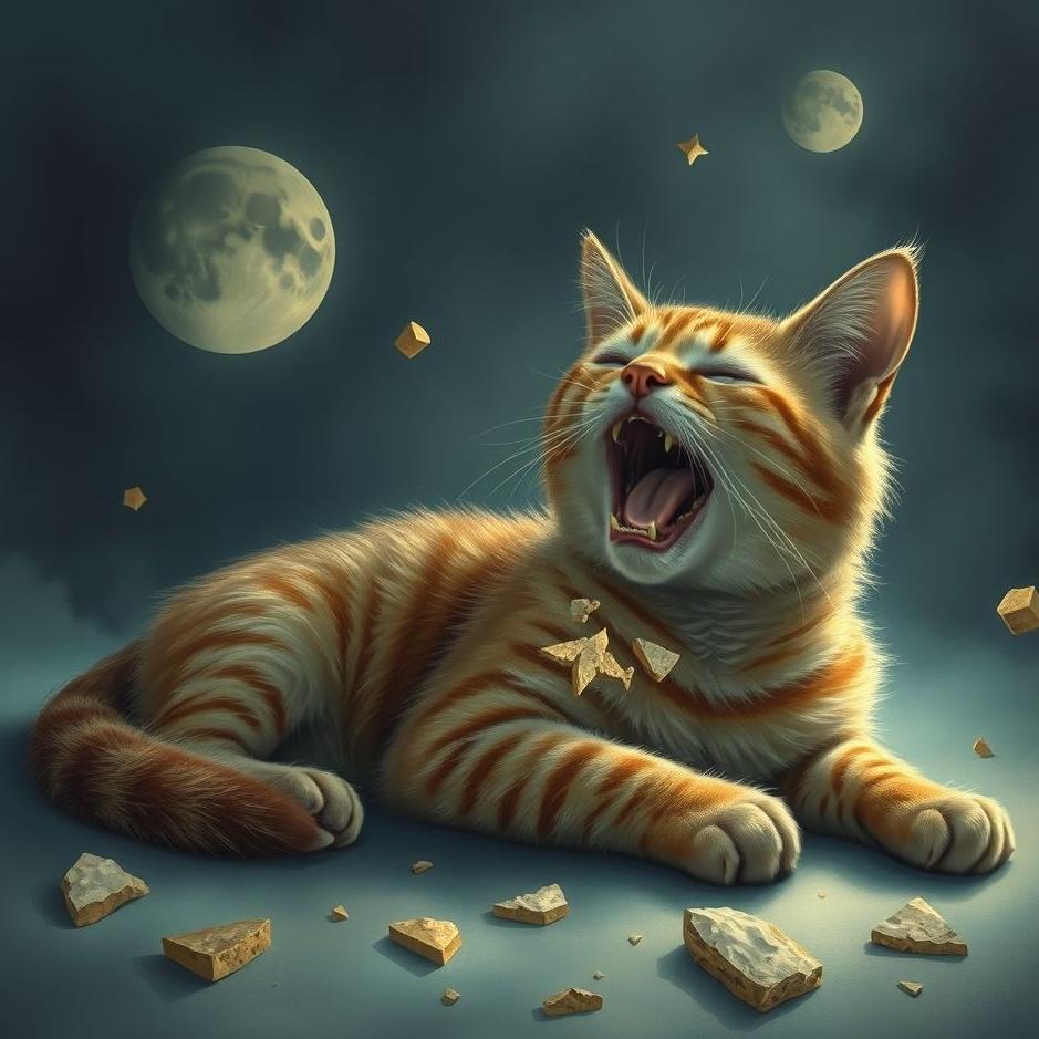 Dream : Cat torn into pieces in a dream