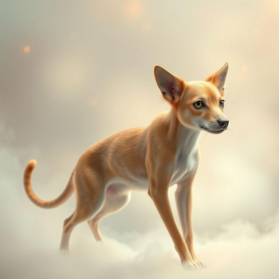 Dream : Cat with a dog's head in a dream