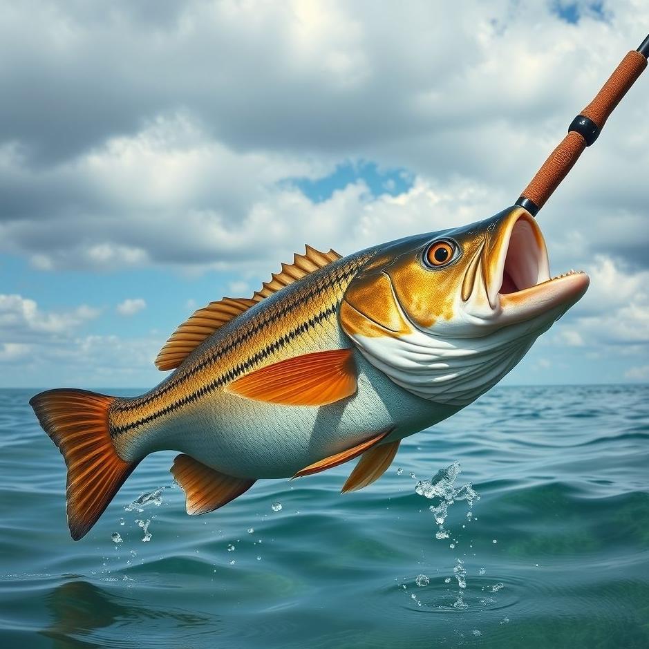 Dream : Catching a big fish with a fishing rod in your dream