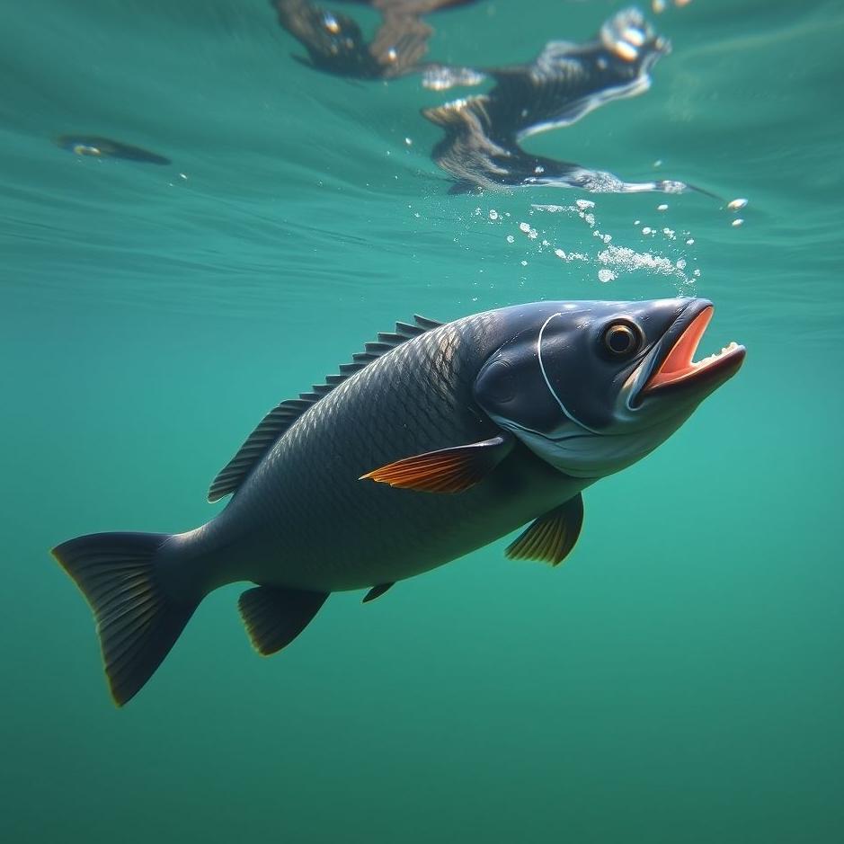 Dream : Catching a black fish in a dream