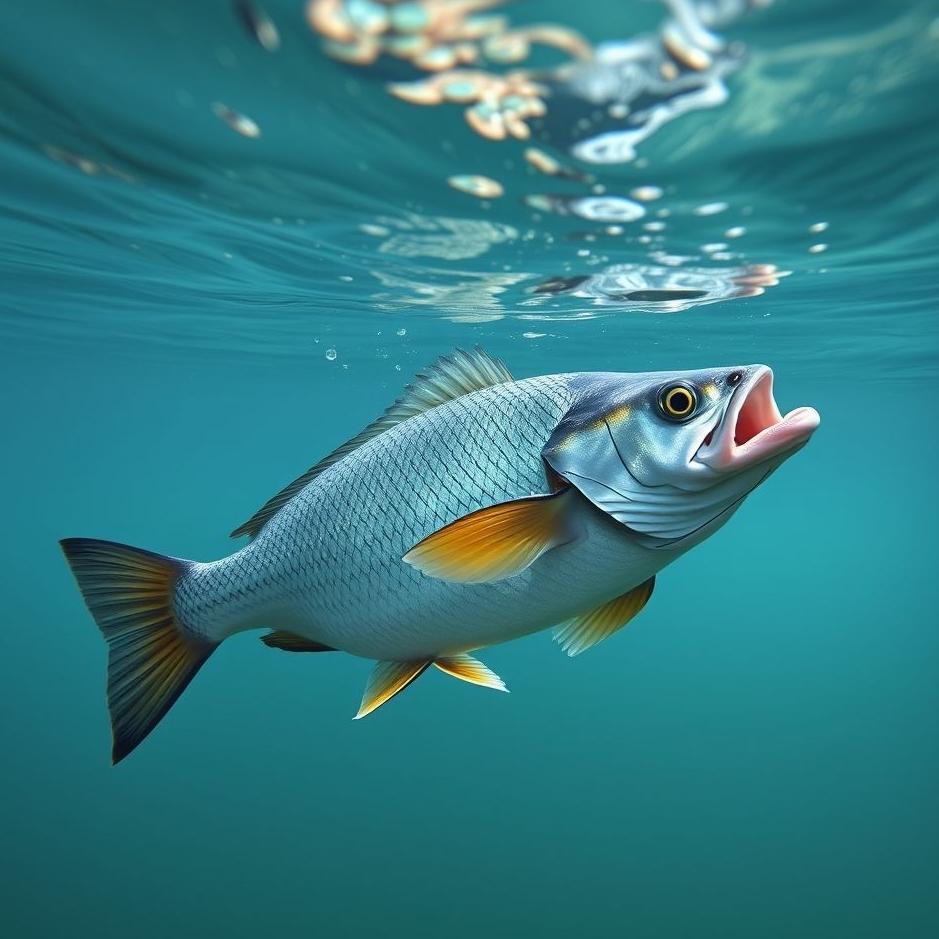 Dream : Catching a blue fish in a dream