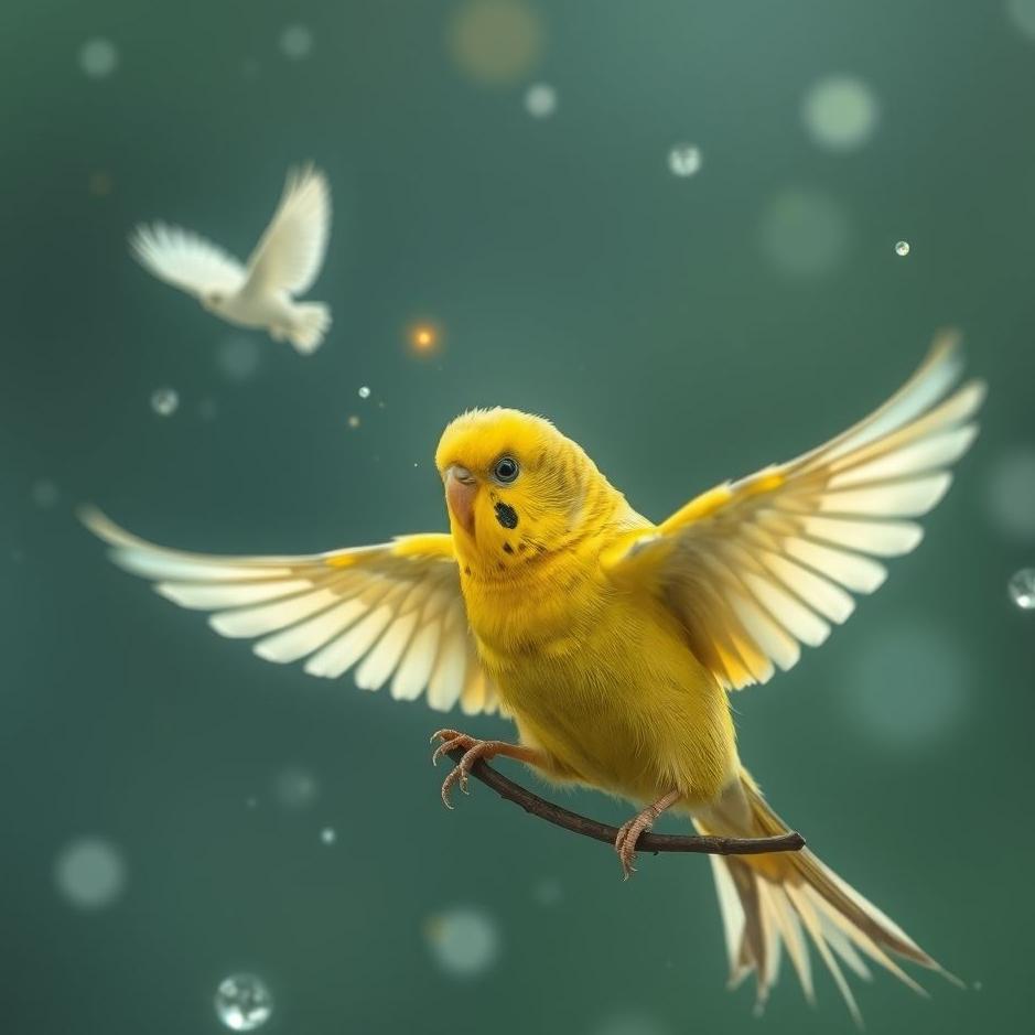 Dream : Catching a budgie that escapes in a dream