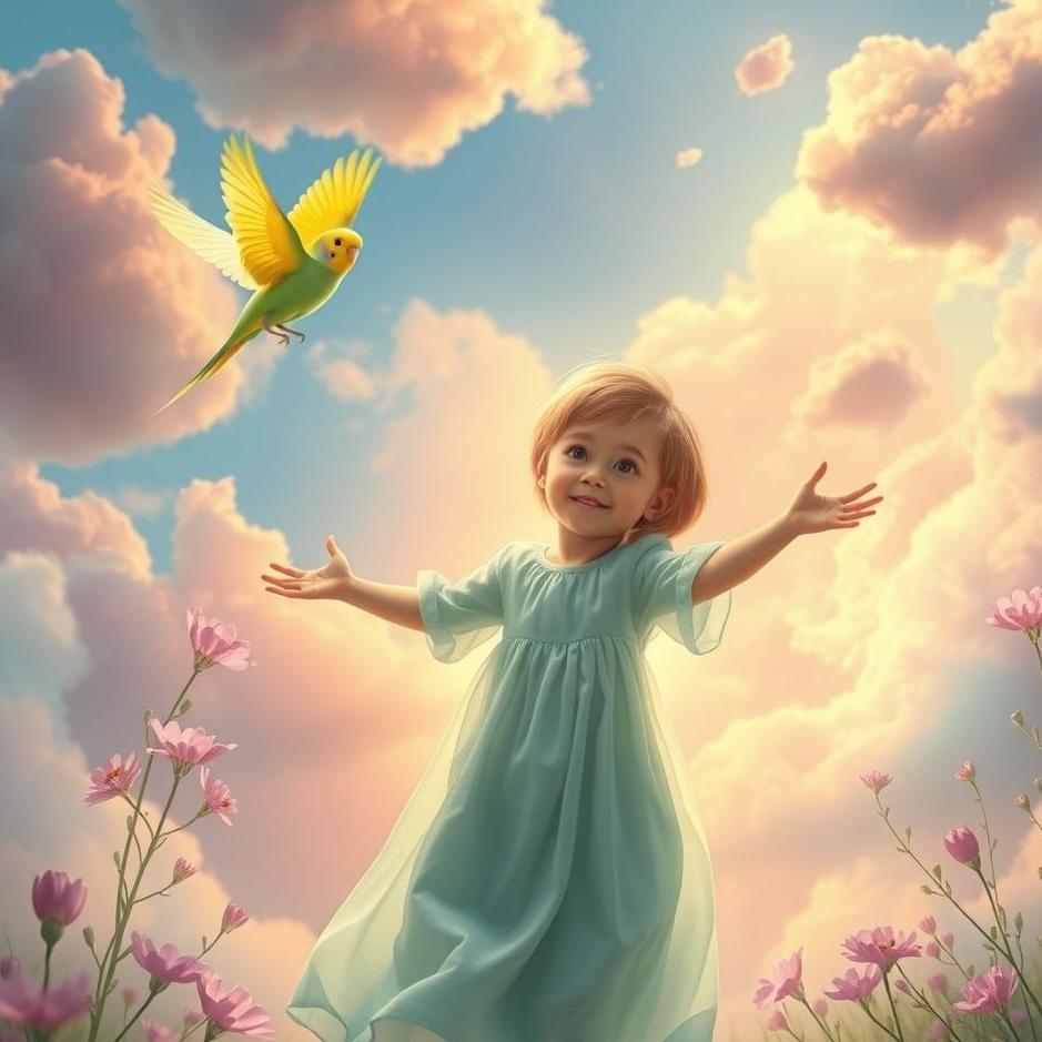 Dream : Catching a budgie that runs away from home in a dream