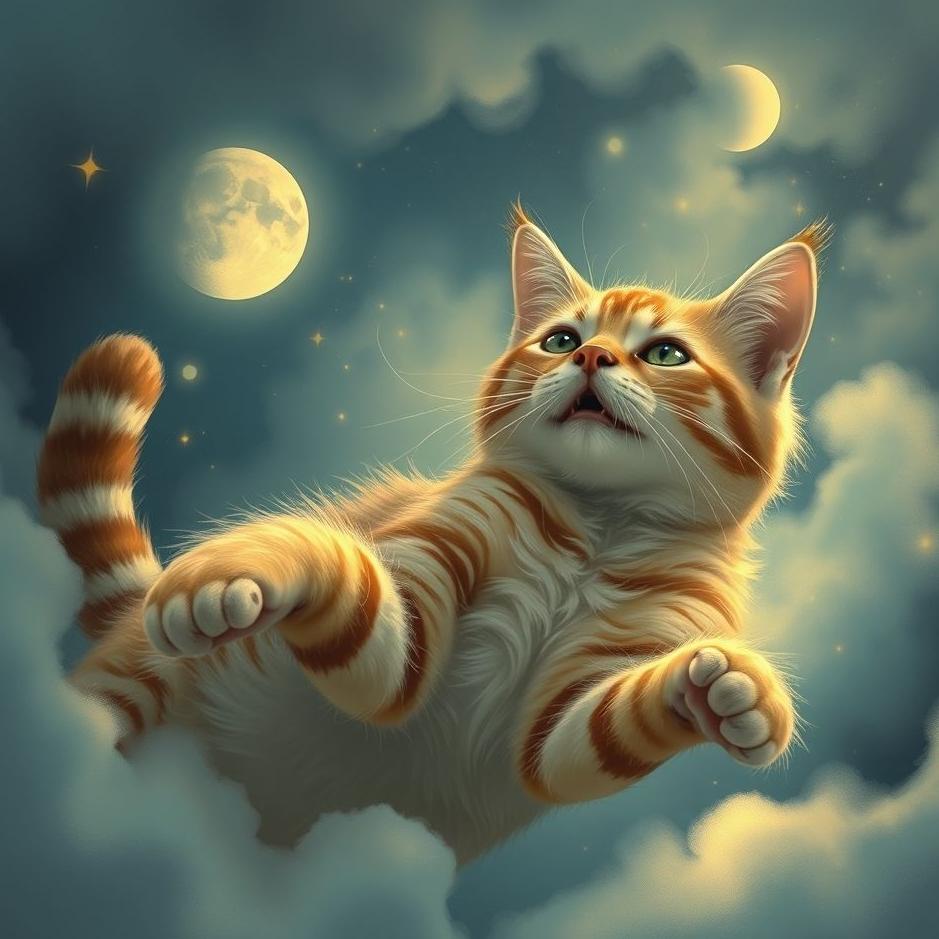 Dream : Catching a cat in a dream