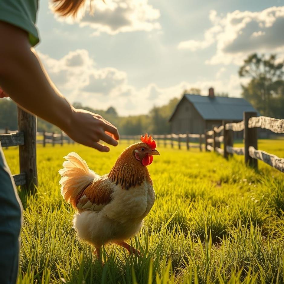 Dream : Catching a chicken in a dream