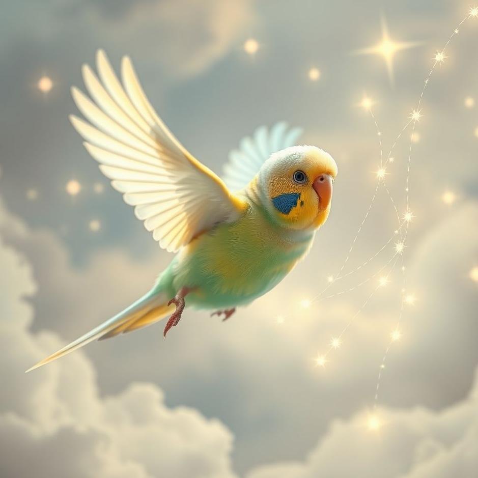 Dream : Catching a colorful budgie in a dream