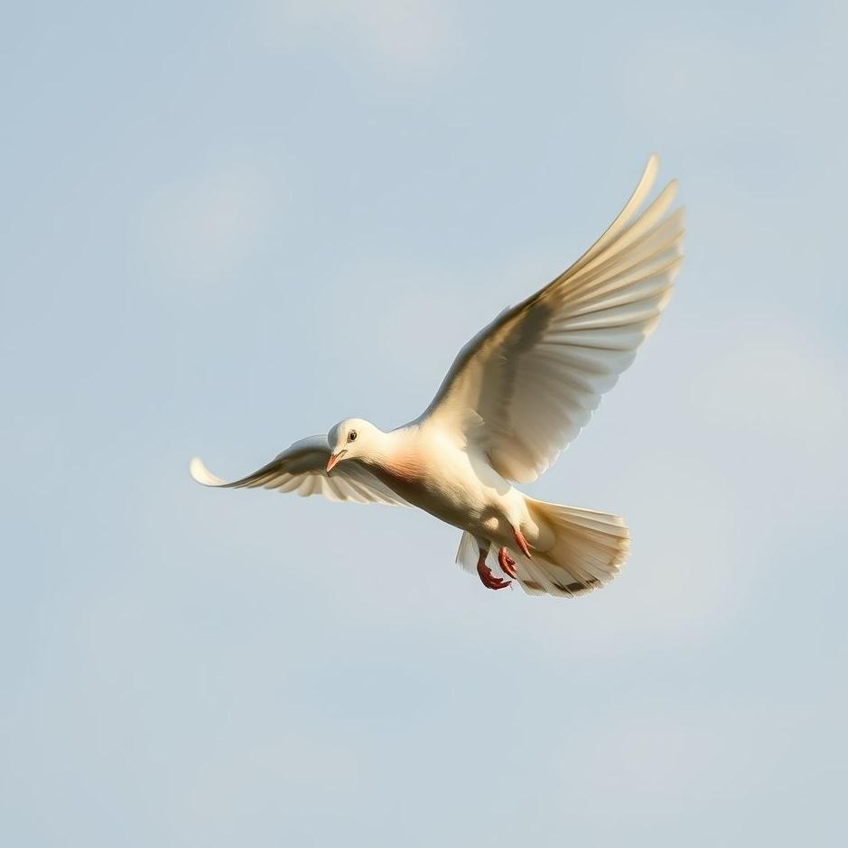 Dream : Catching a dove in a dream