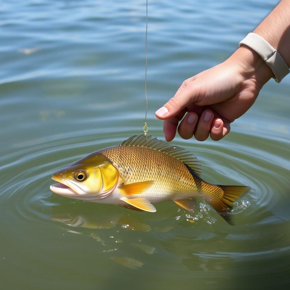 Dream Dictionary : Catching a fish and throwing it into the water