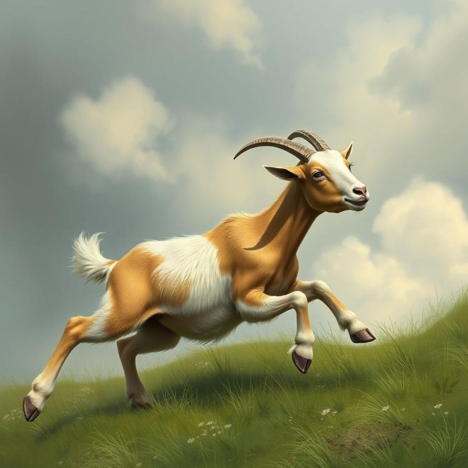 Dream : Catching a goat that runs away in a dream
