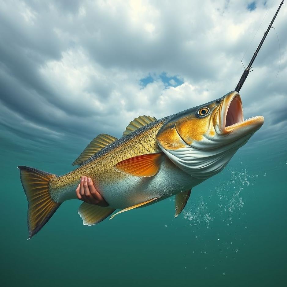 Dream : Catching a huge fish in a dream