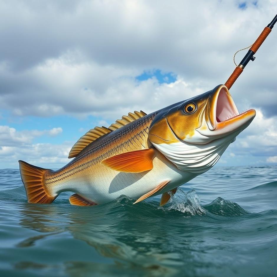 Dream : Catching a huge fish with a fishing rod in your dream