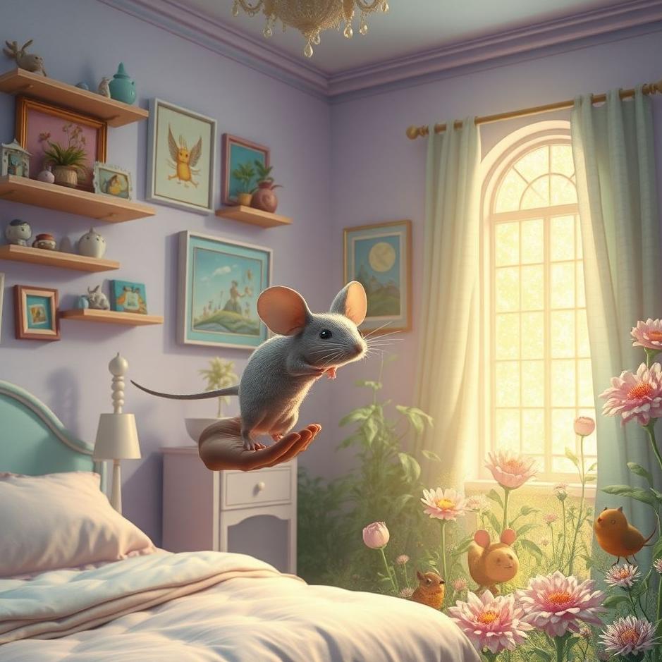 Dream : Catching a mouse and throwing it out in a dream