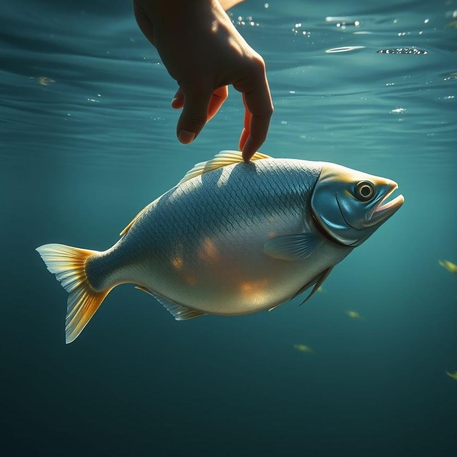 Dream : Catching a pregnant fish in a dream