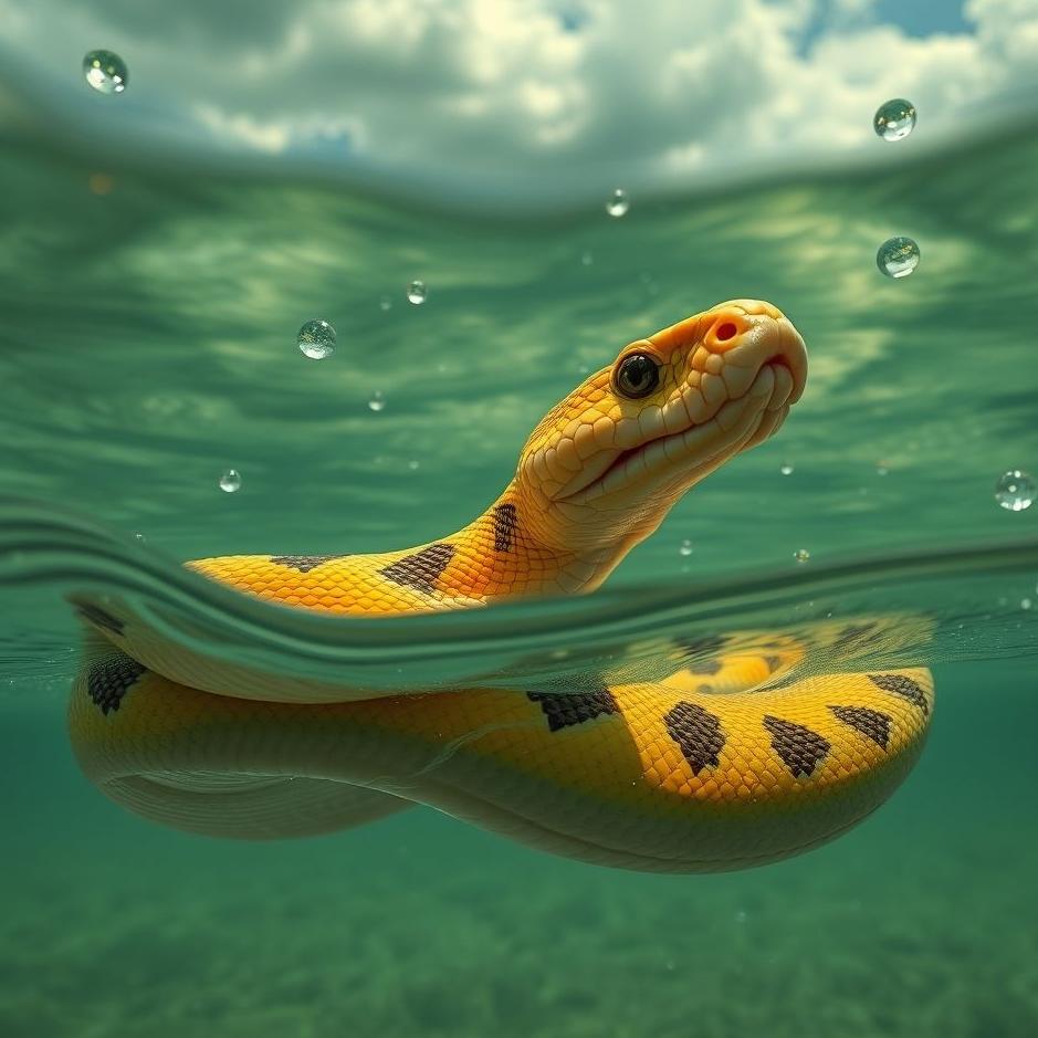 Dream : Catching a python in a dream