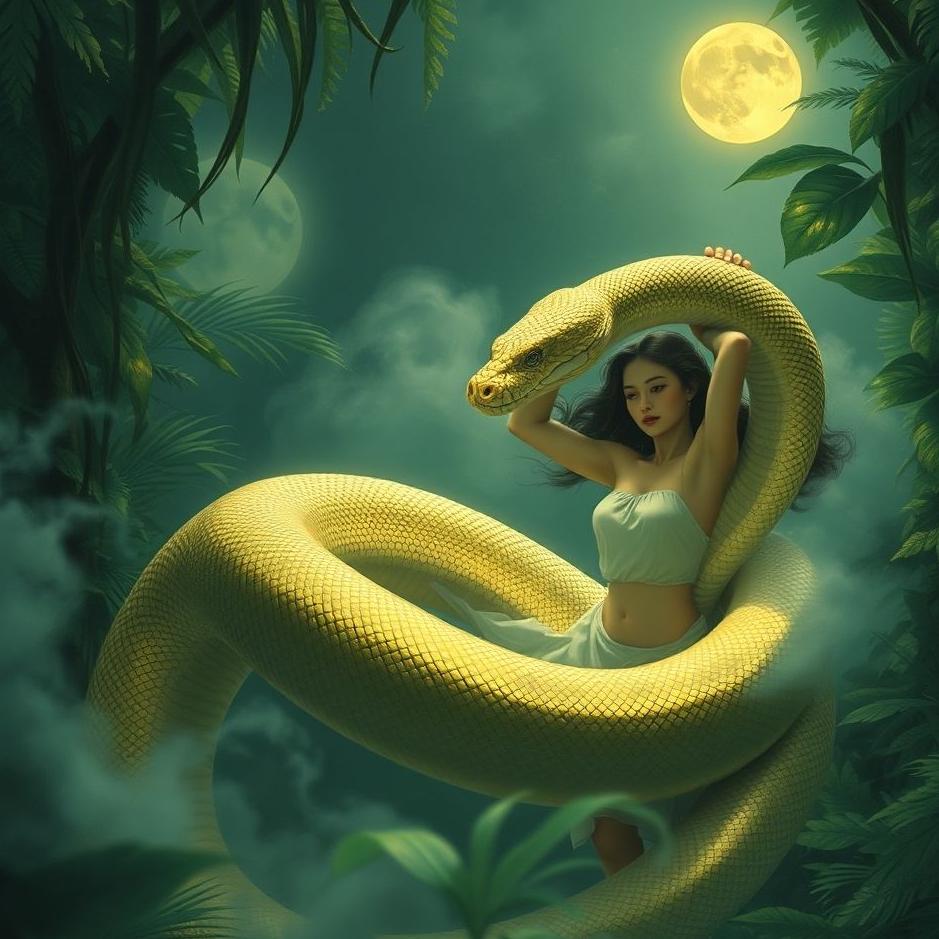 Dream : Catching a python snake in a dream